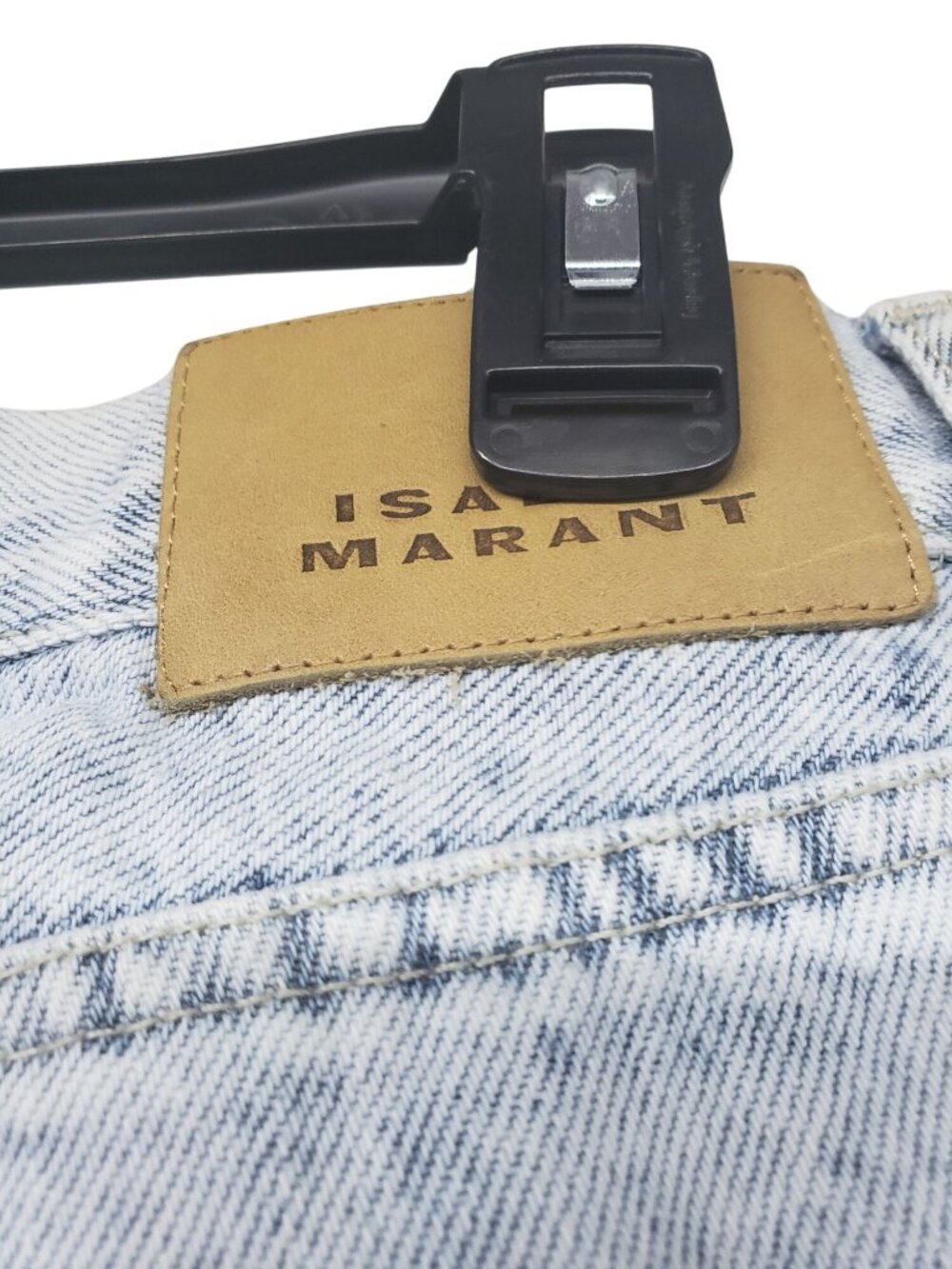 Isabel Marant Vikira Tapered Jeans Light Blue Wash - Picture 13 of 16